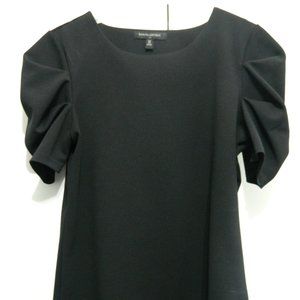 BANANA REPUBLIC Black Puff Sleeve Shirt Size XS